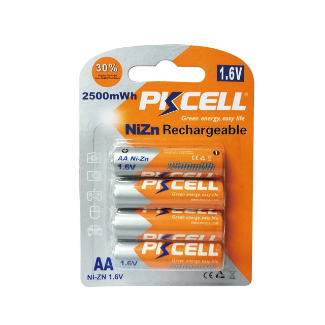 NIZN-AA2500-4B PKCELL  Piles rechargeables (secondaires)
