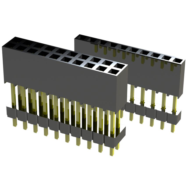 BSSQC-107-D-100-08-GT-520-LT-LF Major League Electronics  Headers Receptacles Female Sockets