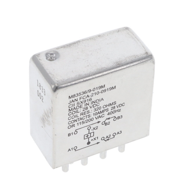 FCA-210-0919M TE Connectivity Aerospace, Defense and Marine  Relè di potenza oltre 2 Ampere