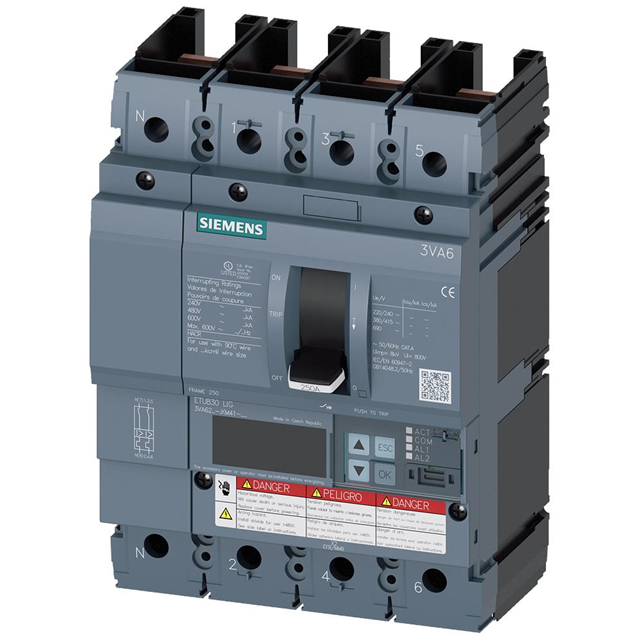 3VA6225-5KM41-2AA0 Siemens Interruttori automatici