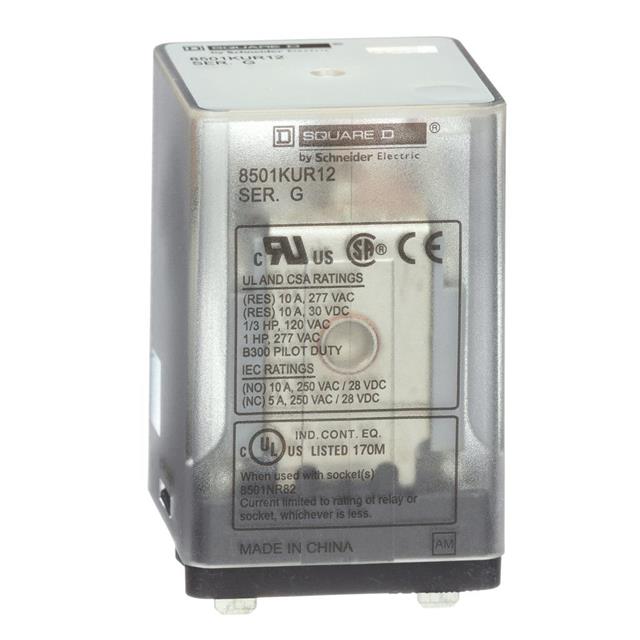 8501KUR12V24 Schneider Electric  Power Relays Over 2 Amps