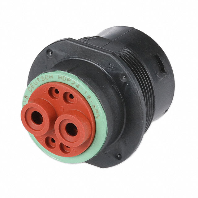 HDP24-18-6PN TE Connectivity Deutsch Connectors  Rundsteckverbindergehäuse