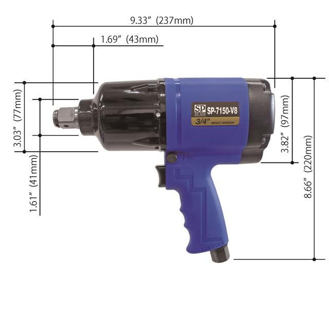 SP-7150-V8 SP Air  Strumenti e accessori per compressori d'aria