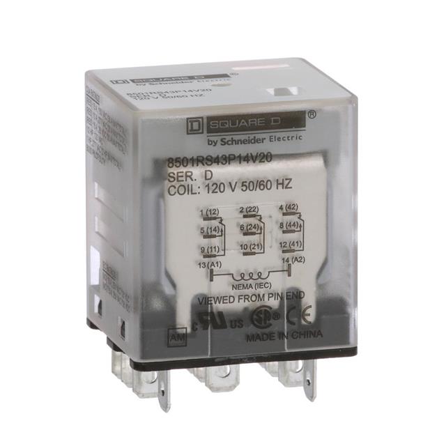 8501RS43P14V20 Schneider Electric  Power Relays Over 2 Amps