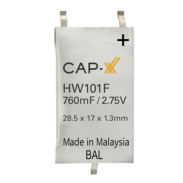 HW101F CAP-XX Ltd Supercapacitors  Folienkondensatoren