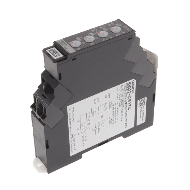 K8DT-AS1TA Omron Automation and Safety Moniteurs de sortie de relais