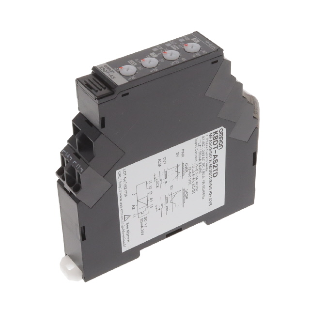 K8DT-AS2TD Omron Automation and Safety Moniteurs de sortie de relais