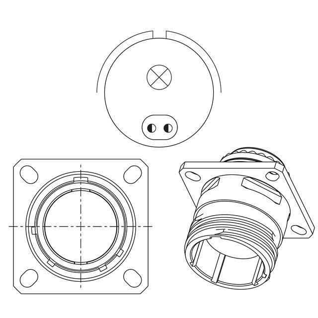 HV00RF23-59R Amphenol Aerospace Operations  Assemblages de connecteurs circulaires