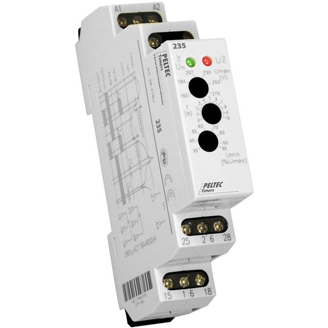 235 Peltec Timers and Controls Relaisausgangsmonitore