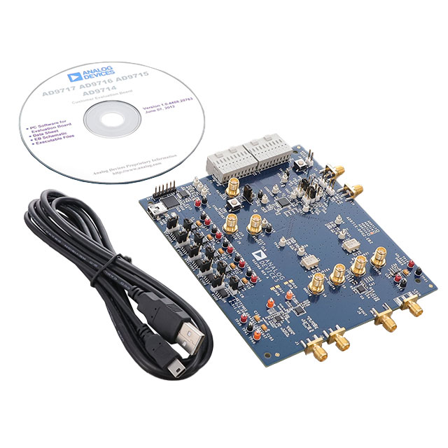 AD9715-DPG2-EBZ Analog Devices Inc.  Cartes d'évaluation des convertisseurs numériques-analogiques (DAC)