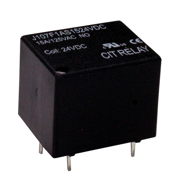 J107F1AS1524VDC.80 CIT Relay and Switch  Power Relays Over 2 Amps
