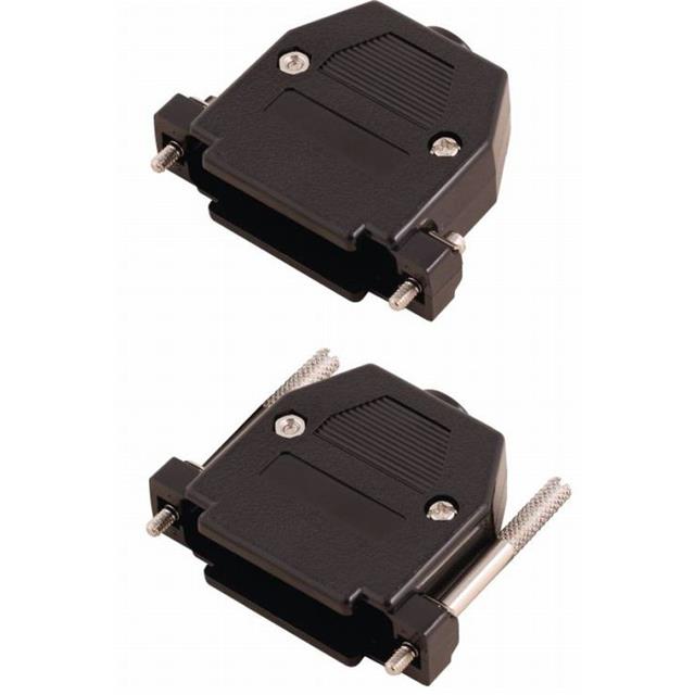 MHCCOV-37-SC-BK MH Connectors  Capots de connecteurs D-Sub en forme de D