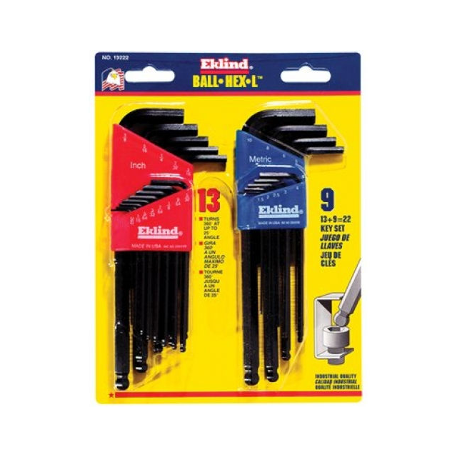 13222 Eklind Tool  Set di cacciaviti e cacciaviti per dadi