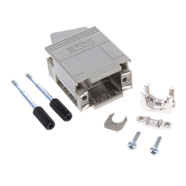 63389 TE Connectivity Erni  Carcasas traseras para conectores D-Sub en forma de D