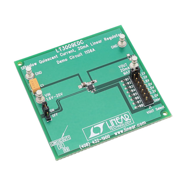 DC1156A Analog Devices Inc.  Cartes d'évaluation de régulateurs de tension linéaires