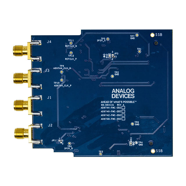 AD9744-FMC-EBZ Analog Devices Inc.  Cartes d'évaluation des convertisseurs numériques-analogiques (DAC)