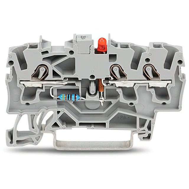 2002-1321/1000-413 WAGO Corporation  Canal sur rail DIN