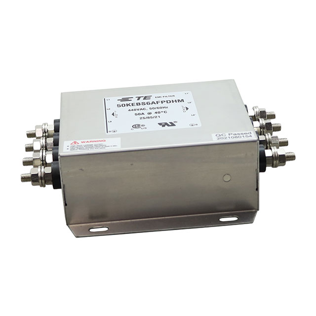 50KEBS6AFPDHM TE Connectivity Corcom Filters  Modules de filtrage de ligne électrique