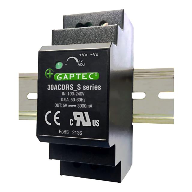 30ACDRS_15S GAPTEC Electronic  Industrial DIN Rail Power Supplies
