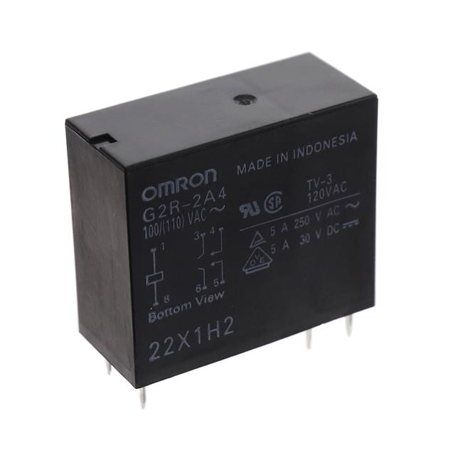 G2R-2A4 AC100/(110) Omron Electronics Inc-EMC Div  Power Relays Over 2 Amps