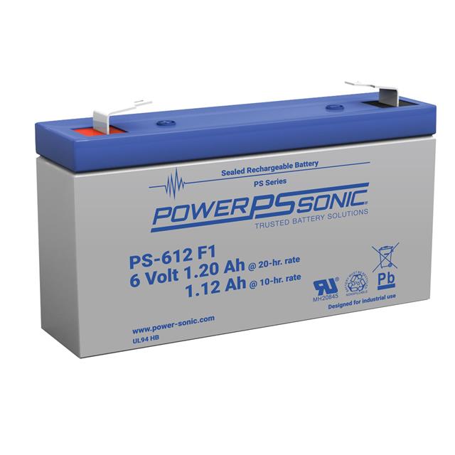 PS-612 F1 Power Sonic Corporation  Piles rechargeables (secondaires)
