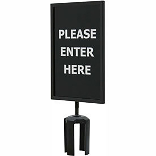 QWAYSIGN-7" X 11"-PLEASE ENTER HERE (BOTH SIDES) Queueway  Parcheggio e sicurezza