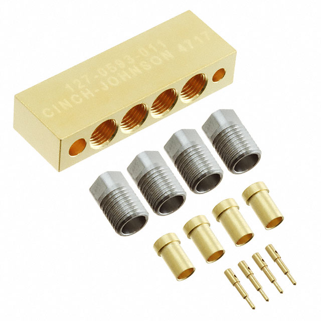 127-0593-011 Cinch Connectivity Solutions Johnson  Koaxialsteckverbinder (HF)-Baugruppen