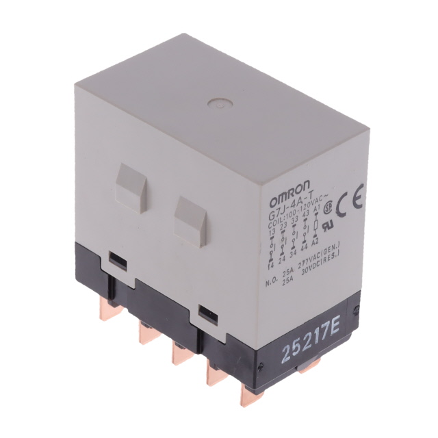 G7J-4A-T AC100/120 Omron Automation and Safety  Power Relays Over 2 Amps