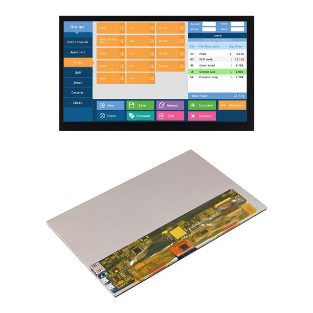 DLC1010BBP30HF-C-1 DLC Display Co.,Ltd  Écran LCD OLED graphique