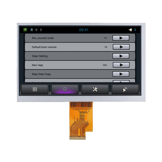 DLC0700XDP30KF-2 DLC Display Co.,Ltd  Écran LCD OLED graphique