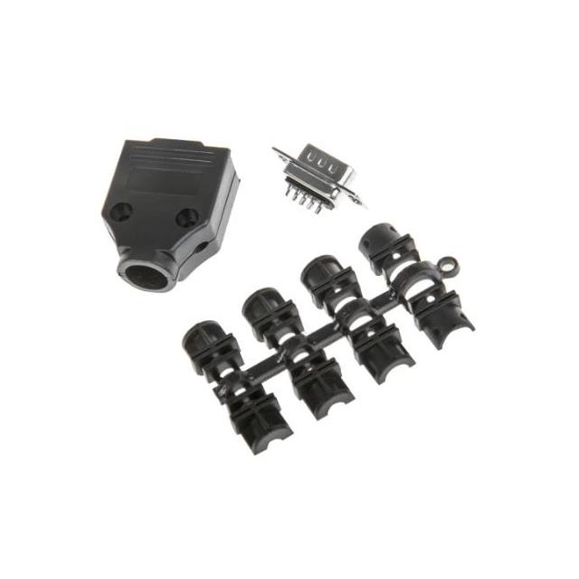 MHDTPPK9-DB9P-K MH Connectors  Carcasas traseras para conectores D-Sub en forma de D