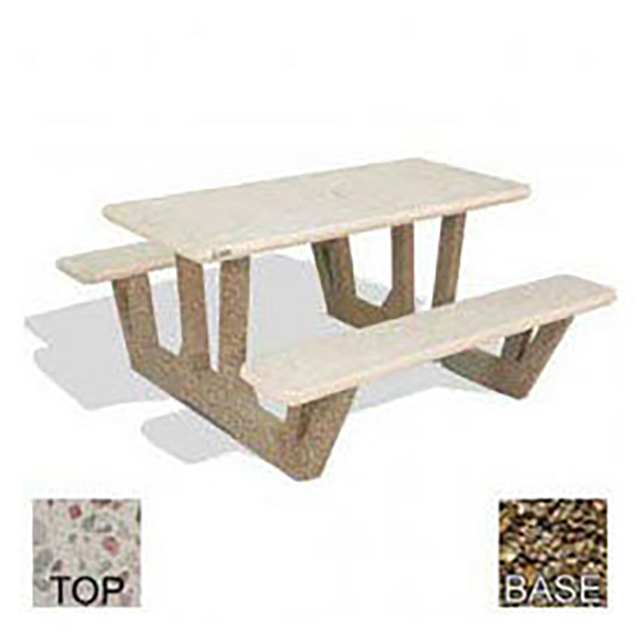 PT-38-POLI WHT-TAN Bohlmann  Outdoor Furniture