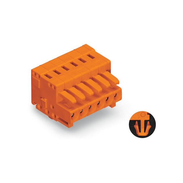 734-204/008-000 WAGO Corporation  Conectores y tomas de corriente