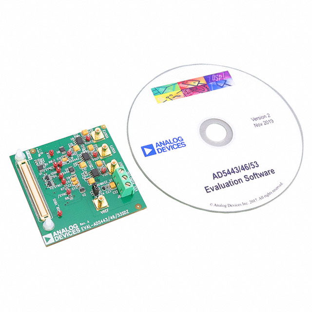 EV-AD5443/46/53SDZ Analog Devices Inc.  Cartes d'évaluation des convertisseurs numériques-analogiques (DAC)