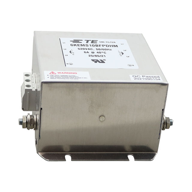 6KEMS10BFPDHM TE Connectivity Corcom Filters  Netzfiltermodule