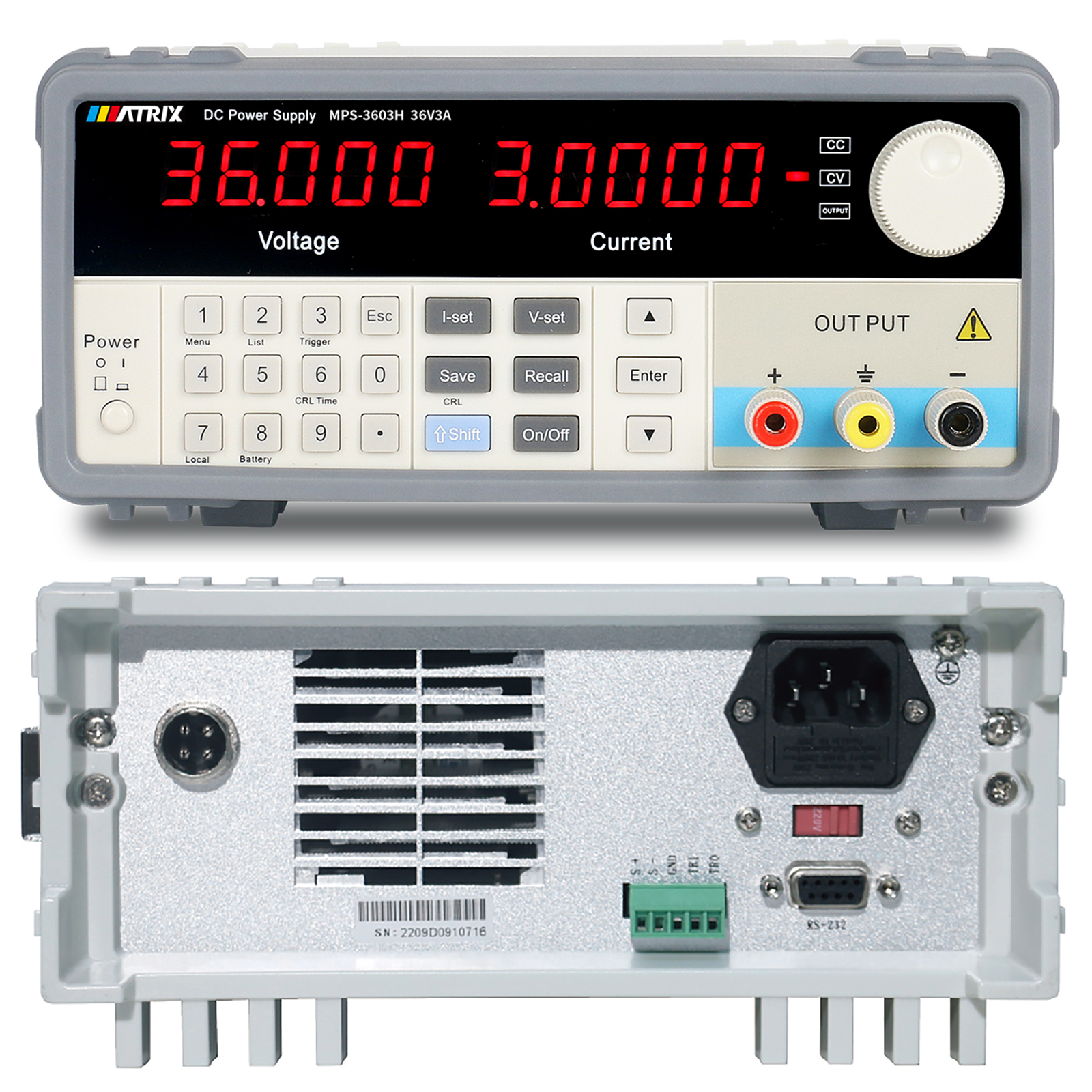 MPS-6003LP MATRIX TECHNOLOGY INC.  Alimentations (Test, Banc)