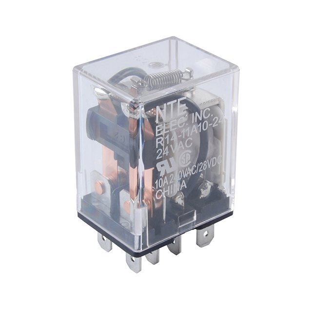 R14-11D10-110 NTE Electronics, Inc  Power Relays Over 2 Amps