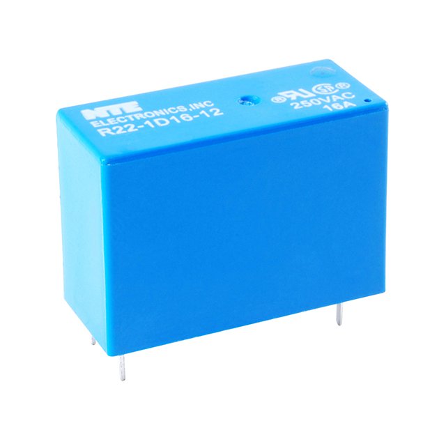 R22-1D16-3 NTE Electronics, Inc  Power Relays Over 2 Amps