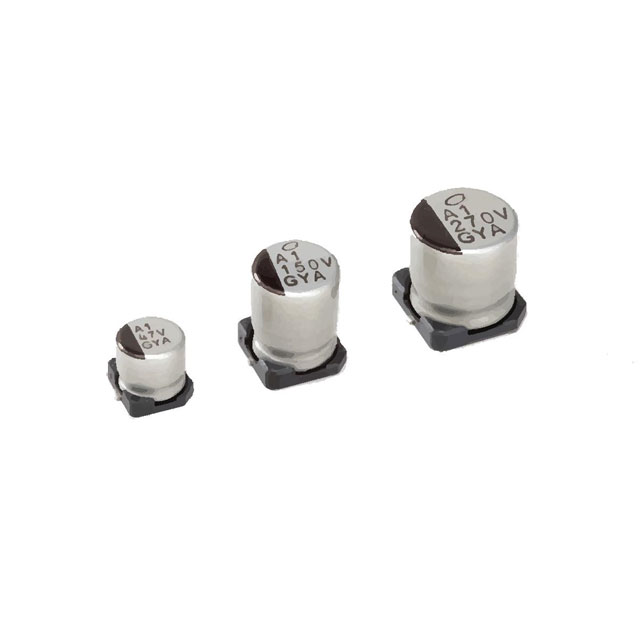 GYA1J100MCQ1GS Nichicon  Aluminum - Polymer Capacitors