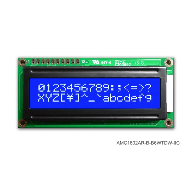 AMC1601AR-B-Y6WFDY Orient Display  Écran LCD OLED à caractères et chiffres