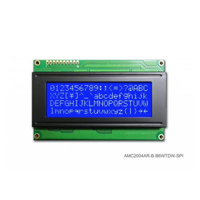AMC2004AR-B-B6WTDW-SPI Orient Display  Écran LCD OLED à caractères et chiffres