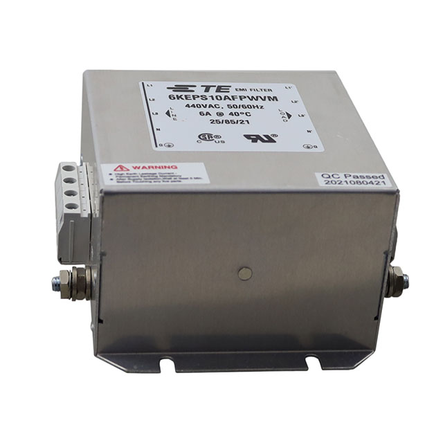 6KEPS10AFPWVM TE Connectivity Corcom Filters  Power Line Filter Modules