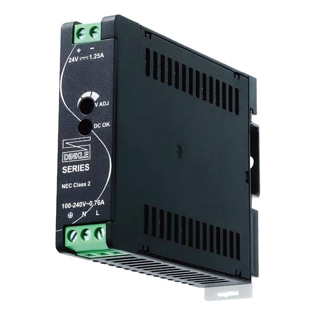 0165N-24V30W1ACQ Dinkle Corporation, USA  Fuentes de alimentación industriales para riel DIN