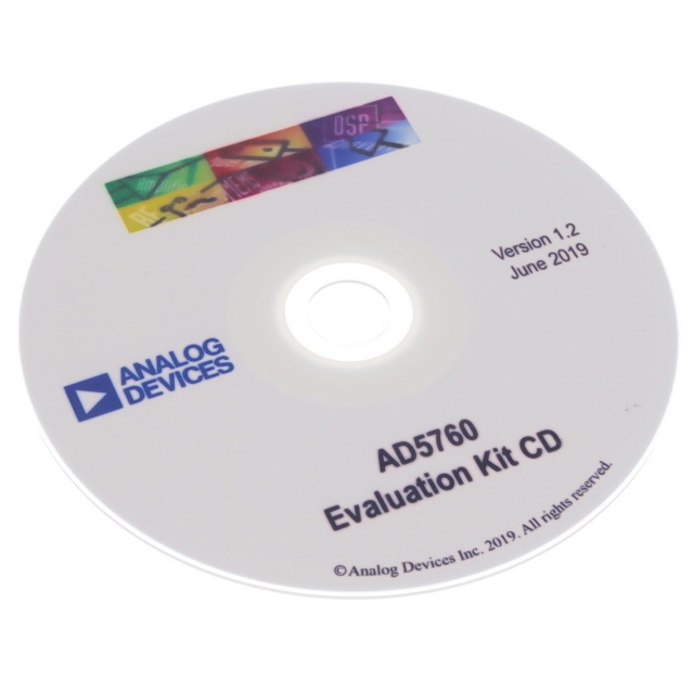 EVAL-AD5760SDZ Analog Devices Inc.  Cartes d'évaluation des convertisseurs numériques-analogiques (DAC)