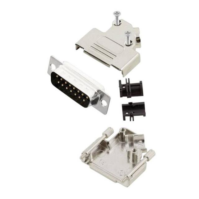MHD45ZK15-DM15P-K MH Connectors  Capots de connecteurs D-Sub en forme de D