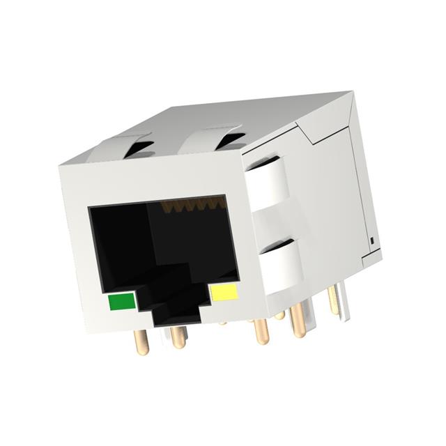 SCNRJ-1010GGMSEGY-073I4SORTH Suntsu Electronics, Inc.  Jack di connessione modulari con magneti