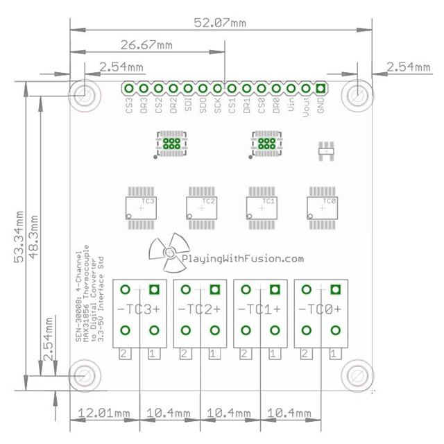 SEN-30008-ST Playing With Fusion, Inc  Cartes d'évaluation de capteurs