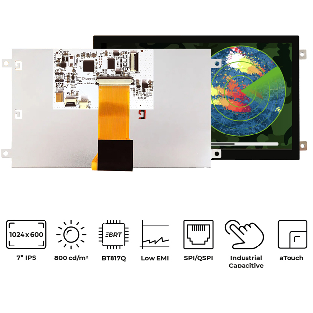 RVT70HSBFWCA0 Riverdi  Écran LCD OLED graphique