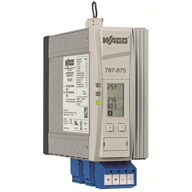 787-875 WAGO Corporation  Industrial DIN Rail Power Supplies
