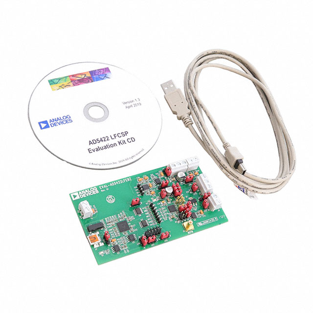 EVAL-AD5422LFEBZ Analog Devices Inc.  Cartes d'évaluation des convertisseurs numériques-analogiques (DAC)